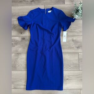 NWT CALVIN KLEIN Elegant Blue Dress Size 2